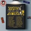 Dave Matthews Band Clarkston Michigan 2025 Gig Poster At Pine Knob Music Theatre On July 9 2025 Home Decor Poster Canvas