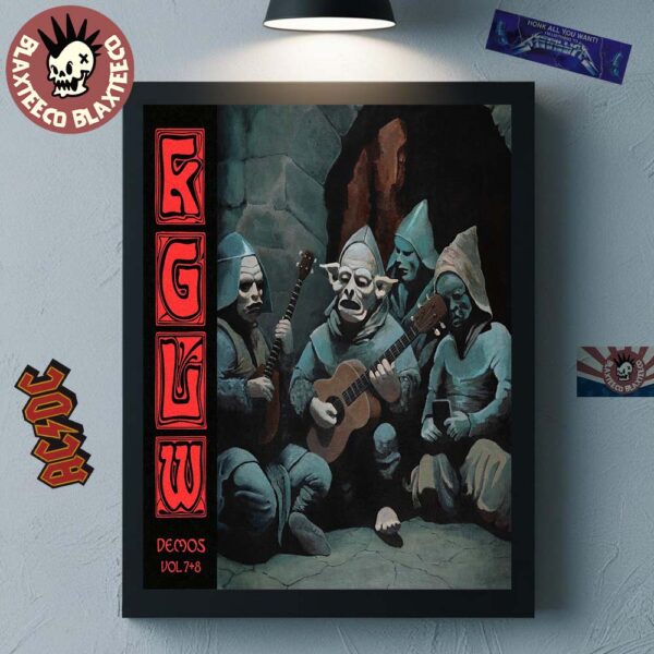 King Gizzard And The Lizard Wizard Demos Vol 7+8 Cover Art Poster Canvas For Home Decor