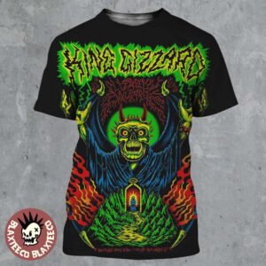 King Gizzard And The Lizard Wizard New Haven Connecticut 2025 Concert Poster At Westville Music Bowl On July 30 2025 All Over Print Shirt