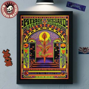 King Gizzard And The Lizard Wizard Philadelphia Pennsylvania 2025 Poster At TD Pavilion At The Mann On July 28 2025 Home Decor Poster Canvas