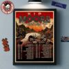 Kip Moore Solitary Tracks Fall Tour 2025 Schedule Tour Dates Home Decor Poster Canvas