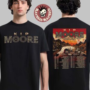 Kip Moore Solitary Tracks Fall Tour 2025 Schedule Tour Dates Two Sided T-Shirt
