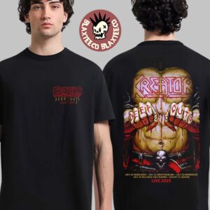 Kreator Deep Cuts 1985-1990 Live 2025 From July 20 To August 22 Two Sided T-Shirt
