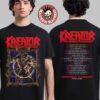 Kreator Demonic Summer Tour 2025 Merch Forty Years Thrash As Fuck Two Sided T-Shirt