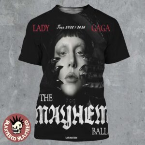 Lady Gaga The Mayhem Ball Tour 2025 2026 All Over Print Shirt
