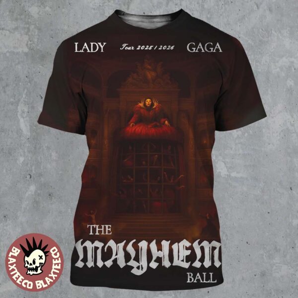 Lady Gaga The Mayhem Ball Tour 2025 2026 Opera Haus All Over Print Shirt