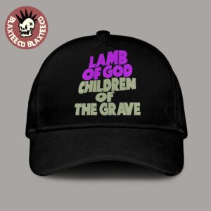 Lamb Of God Children Of The Grave x Black Sabbath Back To The Beginning The Final Show 2025 Logo Classic Cap Hat Snapback