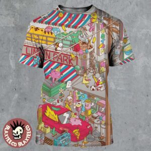 Linkin Park From Zero World Tour 2025 Boston Massachusetts Night 1 Event Poster At TD Garden On July 31 2025 All Over Print Shirt