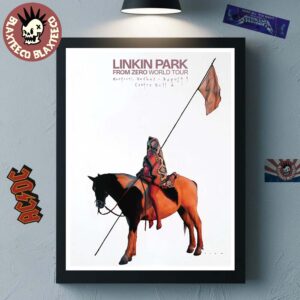 Linkin Park From Zero World Tour 2025 Montreal Quebec Canada Event Poster At Centre Bell On August 5 2025 Home Decor Poster Canvas