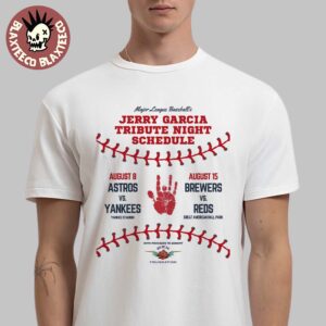 MLB Jerry Garcia Tribute Night Schedule On August 8 And 15 2025 Unisex T-Shirt