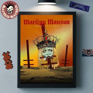 Marilyn Manson Sacrilegious Fanart Are You Here For The Resurrection Home Decor Poster Canvas