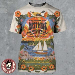Matt Mays A 20th Anniversary Celebration In Hubbards Nova Scotia Canada 2025 Poster At Shore Club On The Cove On August 21-23 2025 All Over Print Shirt