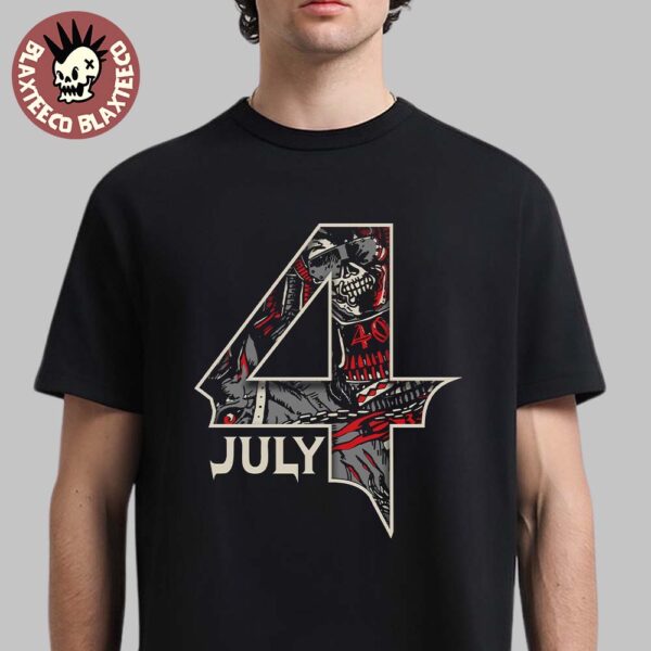 Megadeth x Halfsumo July 4th 2025 Logo Unisex T-Shirt