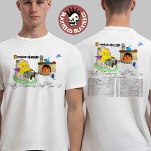 Mexican Slum Rats Are On The Road Again North American Fall Tour 2025 Schedule Tour Dates Two Sided T-Shirt