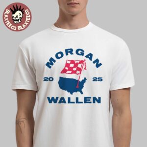 Morgan Wallen Fourth Of July 2025 USA MW Map Unisex T-Shirt