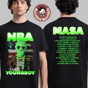 NBA Youngboy Masa Album Tracklist Two Sided T-Shirt