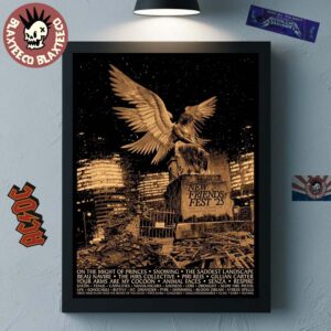 New Friends Fest 25 Toronto Ontario Full Lineup Poster At Lithuanian House On August 1-3 2025 Angle Statue Art Poster Canvas For Home Decor