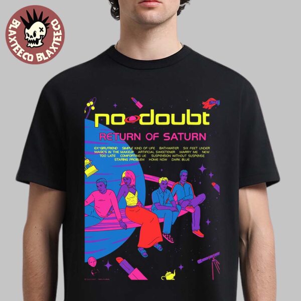 No Doubt Return Of Saturn 25th Anniversary 2025 Unisex T-Shirt
