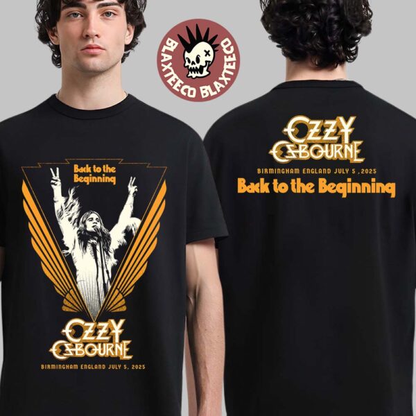 Ozzy Osbourne Back To The Beginning The Final Show Shep Fairey Two Sided T-Shirt