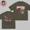 Pantera The Heavies Tour Of The Summer 2025 Smoking Skull Two Sided T-Shirt