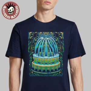 Phish North Charleston Coliseum 2025 Gig Poster In South Carolina At North Charleston Coliseum On July 11 12 13 2025 T-Shirt