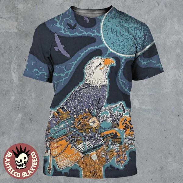 Phish Poster The Mann 2025 In Philadelphia PA On July 15 And 16 2025 The Eagle Art All Over Print Shirt