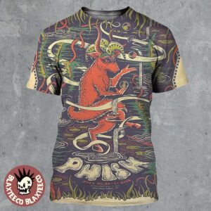 Phish Saratoga Springs New York 2025 Gig Poster On July 25 26 27 2025 All Over Print Shirt