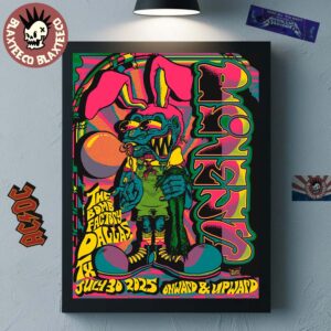 Primus Dallas Texas Tonight Show Poster At The Bomb Factory On July 30 2025 Onward And Upward Tour Home Decor Poster Canvas