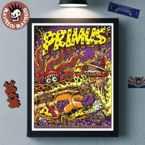 Primus Nashville Tennessee 2025 Event Poster At The Pinnacle On July 13 2025 Home Decor Poster Canvas
