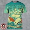 Primus Onward And Upward 2025 Tour In Raleigh North Carolina At Red Hat Amphitheater On July 23 2025 Great Whale Art All Over Print Shirt
