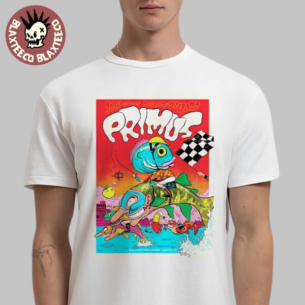 Primus Onward And Upward Lafayette New York 2025 Event Poster At Beak And Skiff Apple Orchards On July 18 2025 Classic T-Shirt