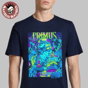 Primus Onward And Upward New York 2025 Gig Poster At The Rooftop At Pier 17 On July 21 2025 Unisex T-Shirt