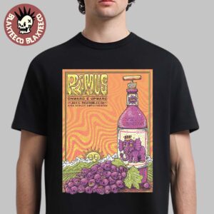 Primus Onward And Upward Paso Robles California 2025 Gig Poster At Vina Robles Amphitheatre On July 5 2025 Unisex T-Shirt
