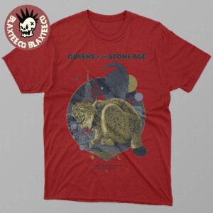 Queens Of The Stone Age Budapest Hungary 2025 Event Poster At Budapest Park On July 19 2025 Unisex T-Shirt
