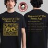 Guns N Roses Budapest Hungary 2025 Tour Poster At Ferenc Puskas Stadium On July 15 2025 One Night Only No One Escapes This Show Hanging Skeleton Two Sided T-Shirt