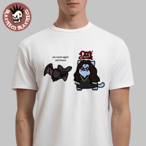 RIP Ozzy Osbourne We Meet Again Old Friend Ozzy Meet The Bat Classic T-Shirt