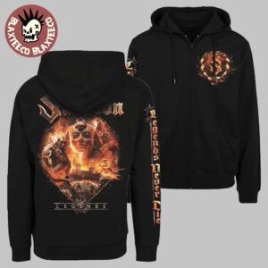 Sabaton Legends Album Merch Cover Legends Never Die Zip Hoodie