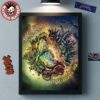 Slightly Stoopid Jackson Wisconsin 2025 Gig Poster At Snow King Mountain On July 18 2025 The Upside Down Home Decor Poster Canvas