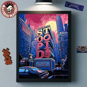 Slightly Stoopid Philadelphia PA 2025 Gig Poster At Hightmark Skyline Stage At Mann On July 31 2025 Home Decor Poster Canvas