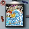 The Offspring Clarkston Michigan 2025 Concert Poster At Pine Knob Music Theatre On July 27 2025 Home Decor Poster Canvas