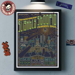 Slightly Stoopid Step Into The Sun Summer Tour 2025 Poster In Salt Lake City Utah At Iration Little Stranger On July 27 2025 Home Decor Poster Canvas