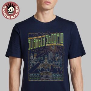 Slightly Stoopid Step Into The Sun Summer Tour 2025 Poster In Salt Lake City Utah At Iration Little Stranger On July 27 2025 T-Shirt
