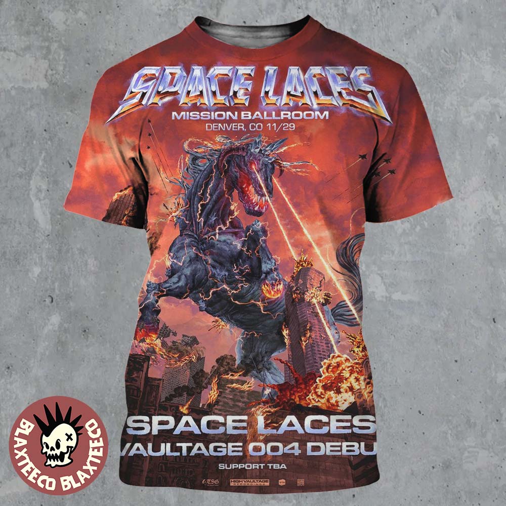 Space Laces Vaultage 004 Debut 2025 In Denver Colorado At Mission Ballroom On November 29 2025 All Over Print Shirt