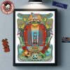 Fishbone Warped Tour 2025 Gig Poster In Long Beach California On July 26 And 27 2025 Home Decor Poster Canvas