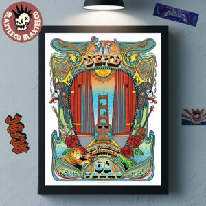 The Grateful Dead 60 Years Anniversary 1965 2025 In San Francisco California Home Decor Poster Canvas