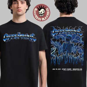 The Offspring Mansfield Massachusetts 2025 Concert Merch At Xfinity Center On July 30 2025 Two Sided T-Shirt