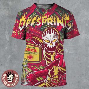 The Offspring Noblesville Indiana 2025 Event Poster At Ruoff Music Center On July 26 2025 All Over Print Shirt