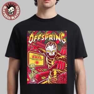 The Offspring Noblesville Indiana 2025 Event Poster At Ruoff Music Center On July 26 2025 Unisex T-Shirt