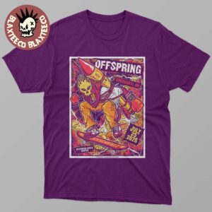 The Offspring Supercharged Worldwide 2025 Cincinnati Ohio Concert Poster At Riverbend Music Center On July 25 2025 Unisex T-Shirt