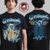 The Offspring Worldwide In 25 Mohawk Skull 2025 Tour Two Sided T-Shirt